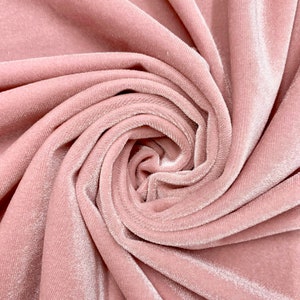 Velvet fabric for dressmaking and high-fashion