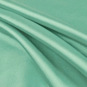 &quot;Payton MINT GRÜN Seide Minimal Stretch Charmeuse Satin Stoff Meterware - 10017.&quot;