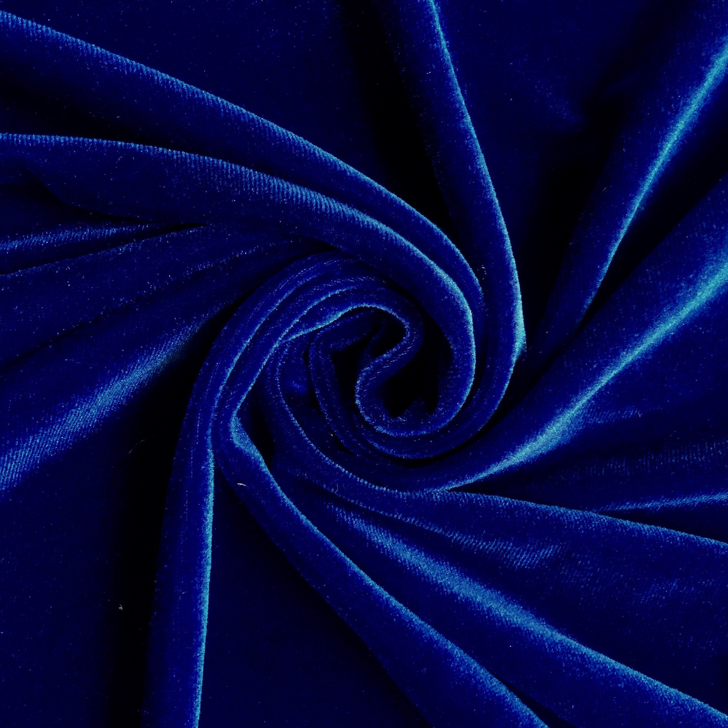 Bright Royal Blue Solid Nylon Spandex Fabric by The Yard 