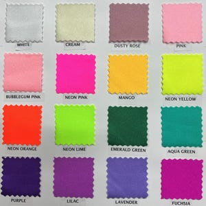Elle Nylon Spandex Stretch Shiny Tricot Medium Weight Fabric for Apparel, Swimwear, Activewear, Sportswear, Costumes, Crafts