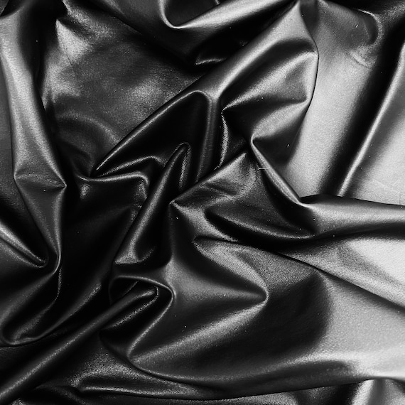 Finley MATTE BLACK 4-Way Stretch Polyester Spandex Foil Fabric for Apparel, Cosplay, Costumes, Crafts - 10013