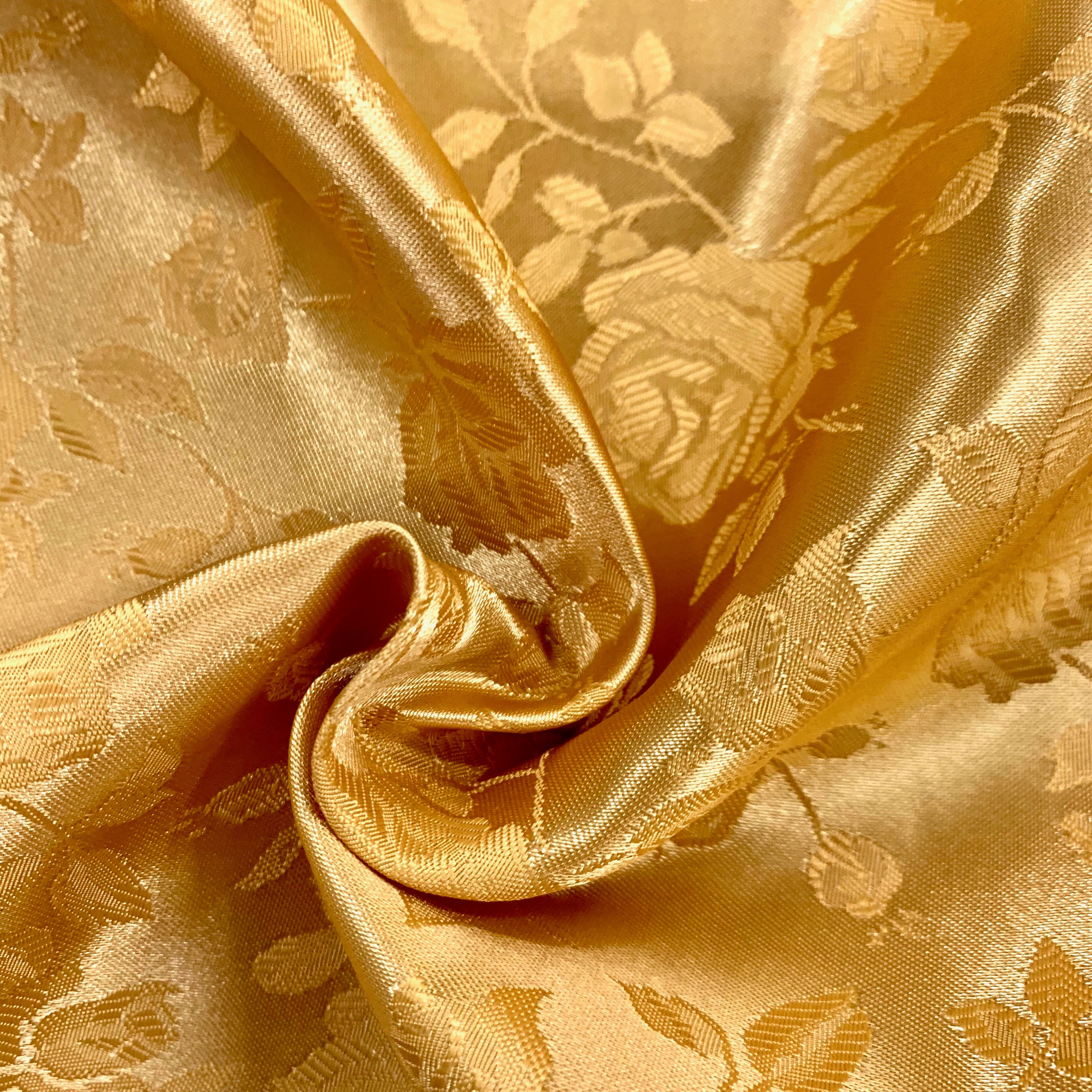 Lurex Pleated Fabric Gold and Silver color 58~wide –