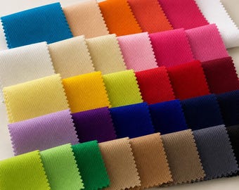 Delaney Polyester Gabardine Fabric by the Yard 280 GSM Twill Suiting Uniform Fabric 10056