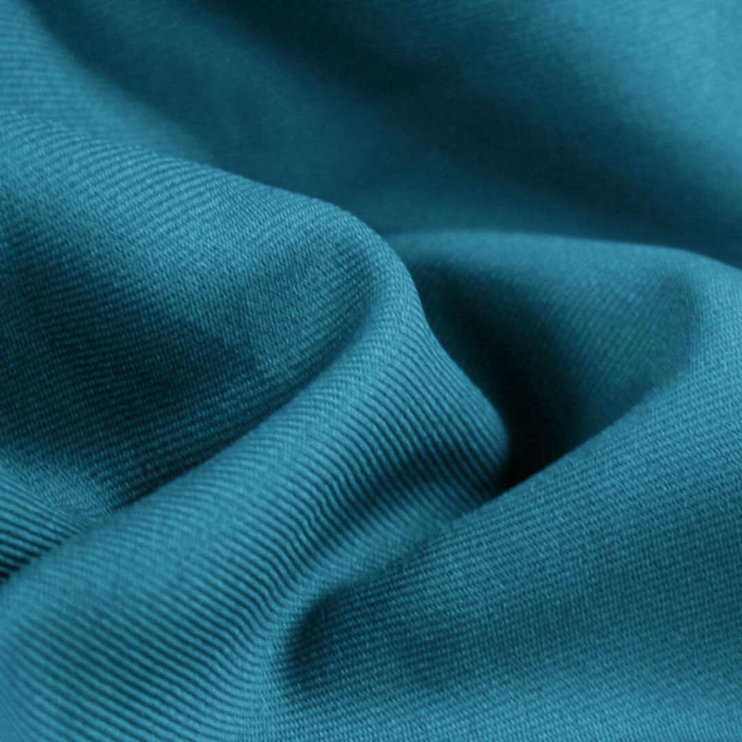 Delaney TEAL Polyester Gabardine Fabric by the Yard for Suits - Etsy