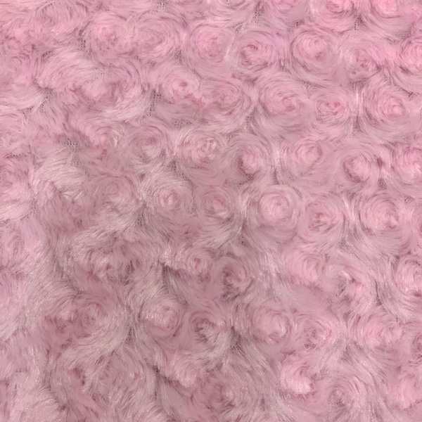Pink Faux Fur Fabric by the Yard - Etsy