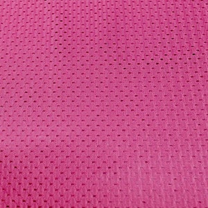 Sawyer HOT PINK Polyester Football Sports Mesh Knit Fabric by the Yard ...