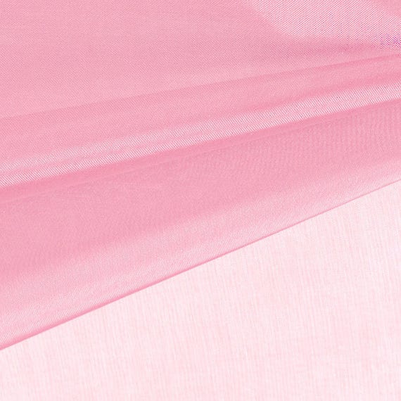 Cassidy PINK Polyester Crystal Organza Fabric for Wedding Dresses