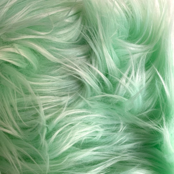Eden TURQUOISE Shaggy Long Pile Soft Faux Fur Fabric for Fursuit, Cosp -  New Fabrics Daily