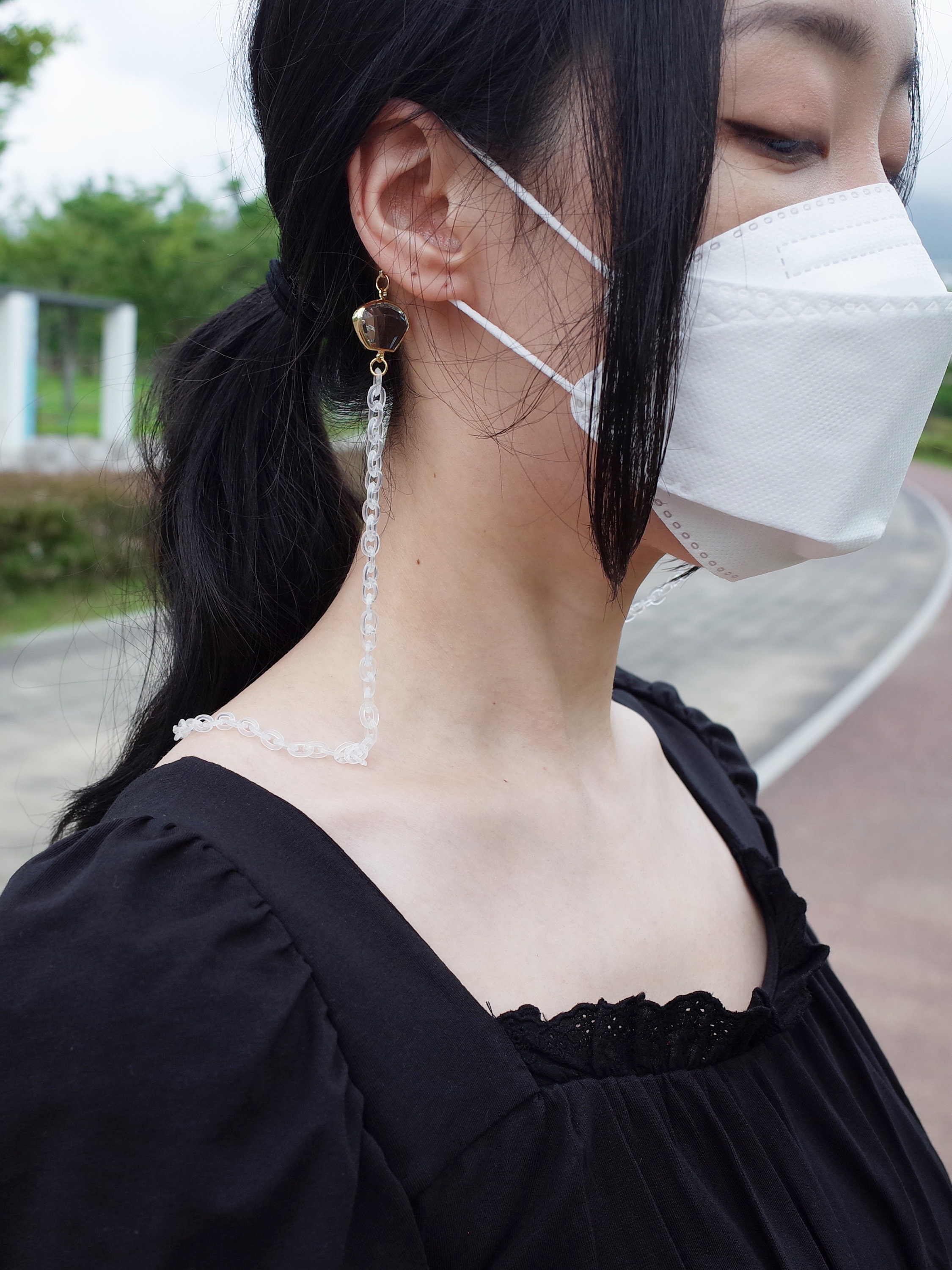 Stylish mask chain Beads mask chain Mask hanger Mask Etsy