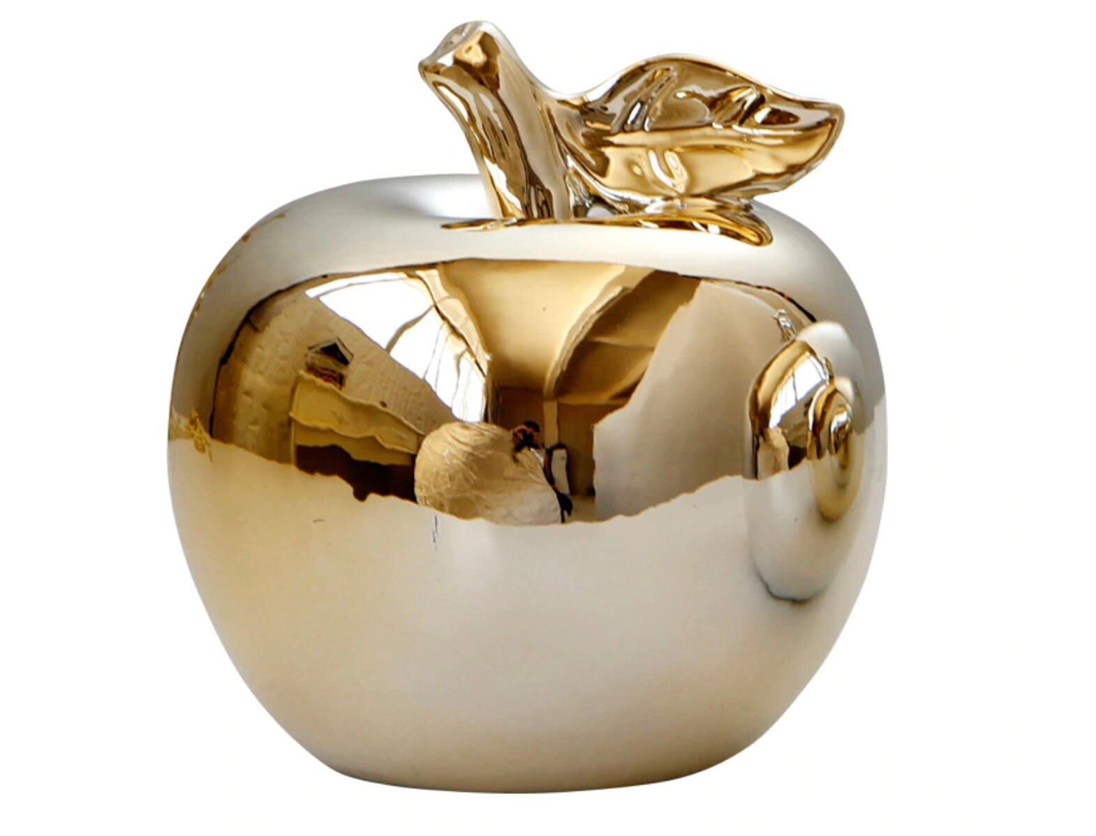 The Enchanted Golden Apple Figurine, Sculpture, Home Decor, Wall Art
