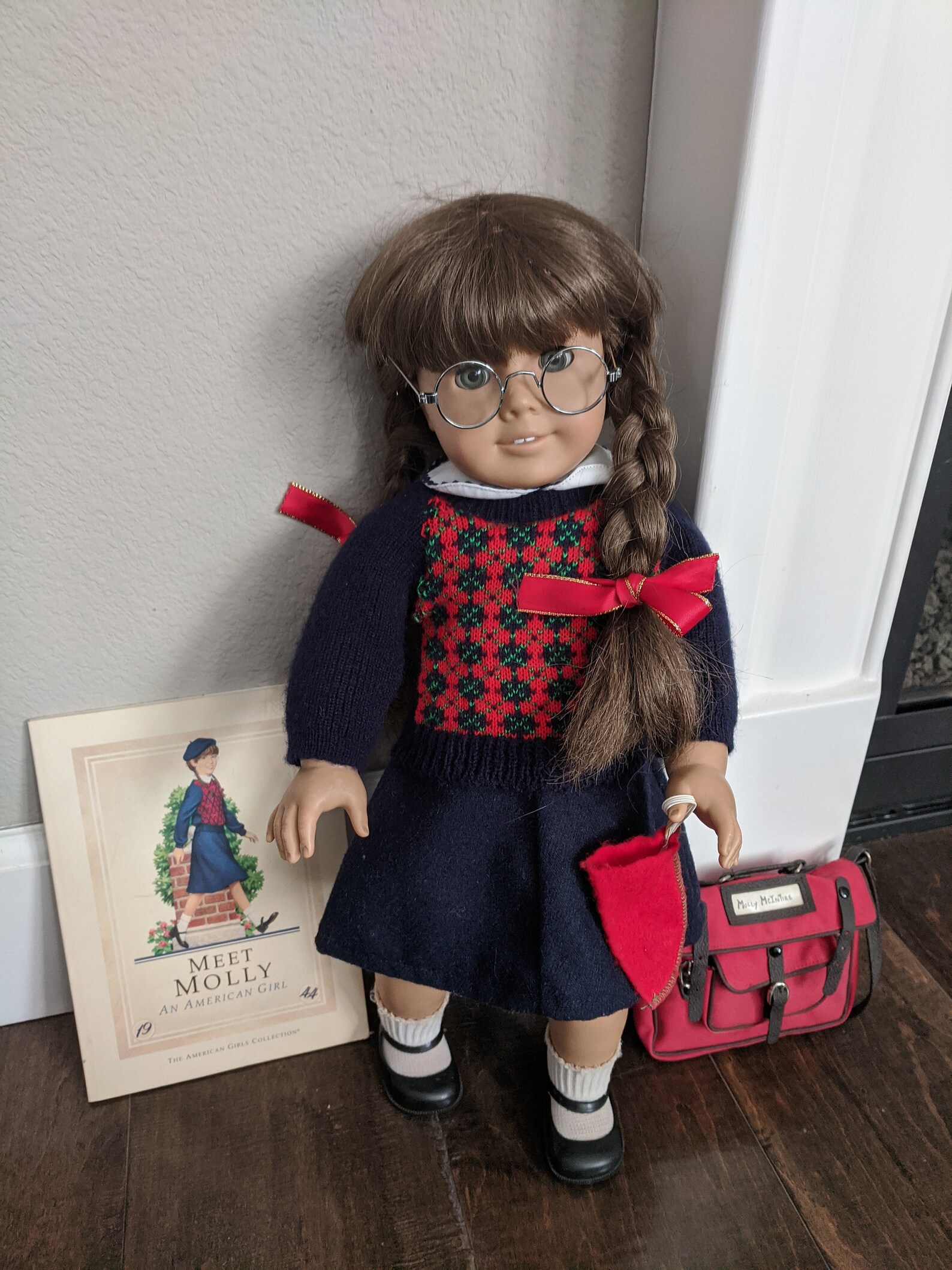American Girl Doll Molly Retired Vintage 1990's Etsy