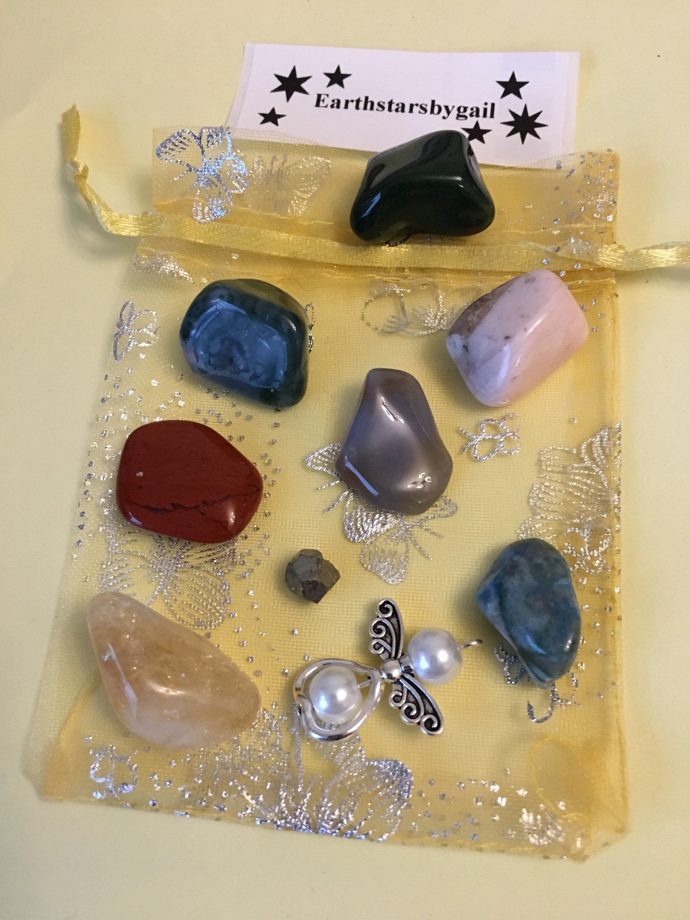 DIABETES Support Crystal Healing Set of Individually Chosen Crystals