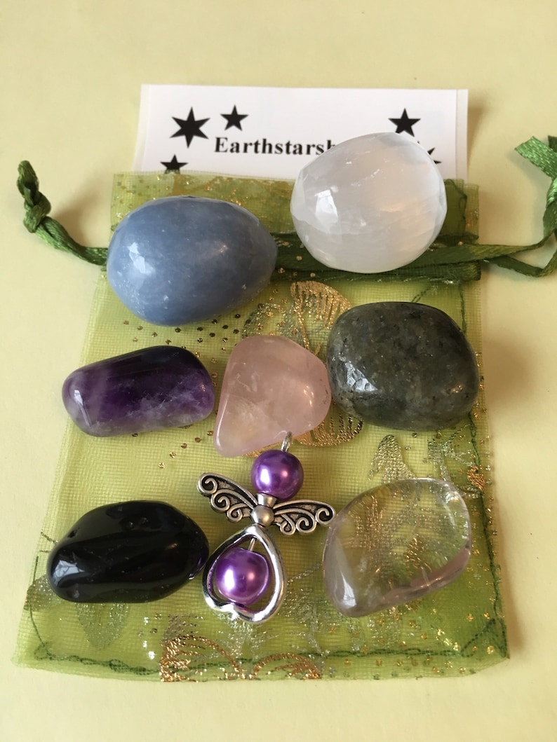 HOUSE PROTECTION CRYSTALS. Crystal Set of 7 Crystals to Protect Your