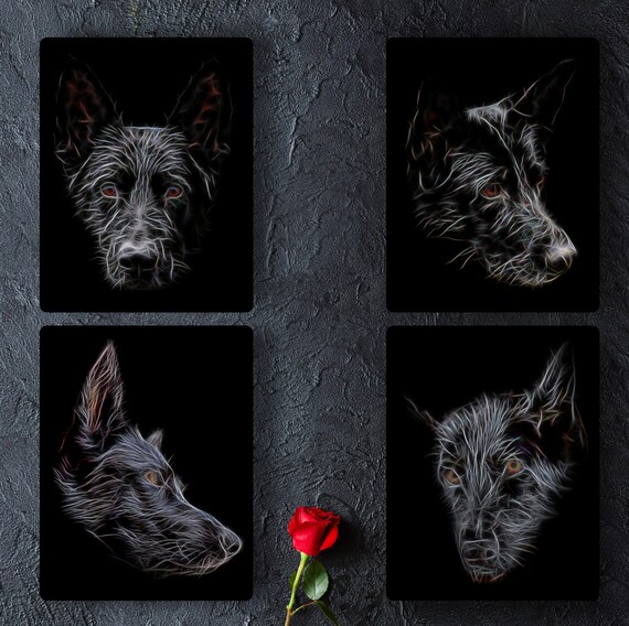 Black german shepherd gifts sales