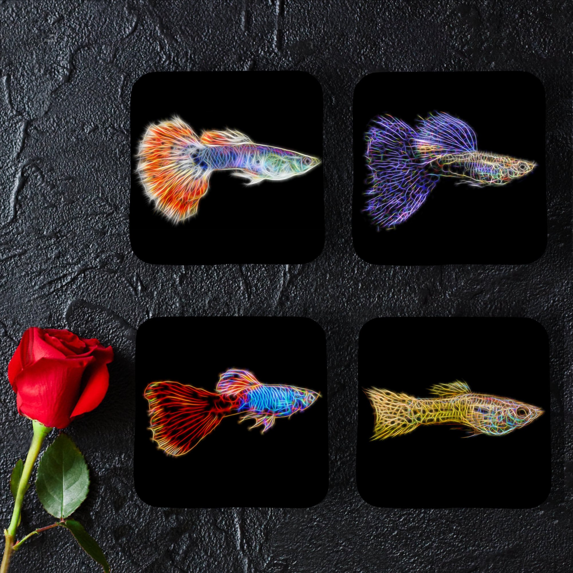 Guppy Fish Ornament UK