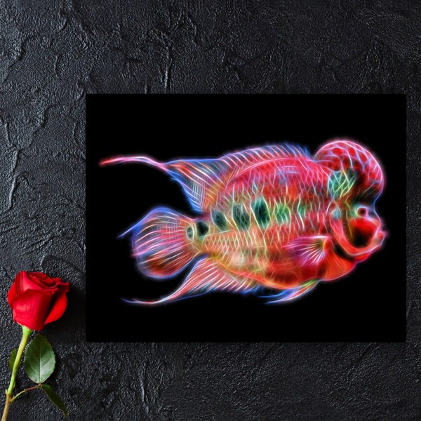 Custom Fish Portrait Print from your own Photos.