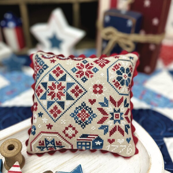 Patriotic Quaker - by Primrose Cottage Stitches