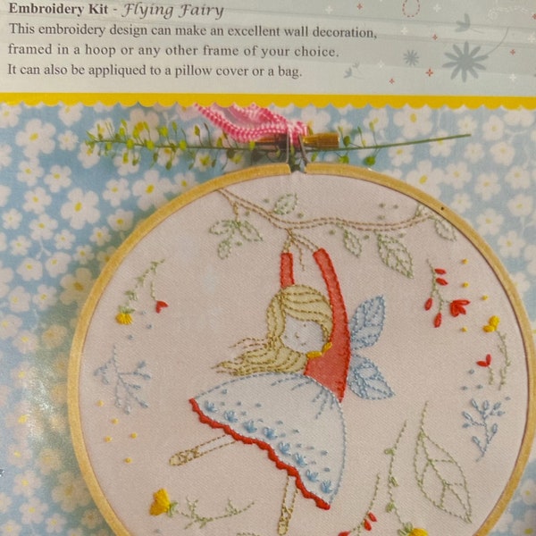 Flying Fairy Embroidery kit by Tamar Nahir Yanai