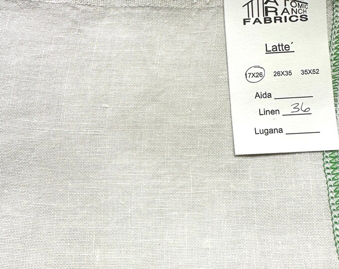 Linen 36 Ct - Latte by Atomic Ranch Fabrics - Etsy