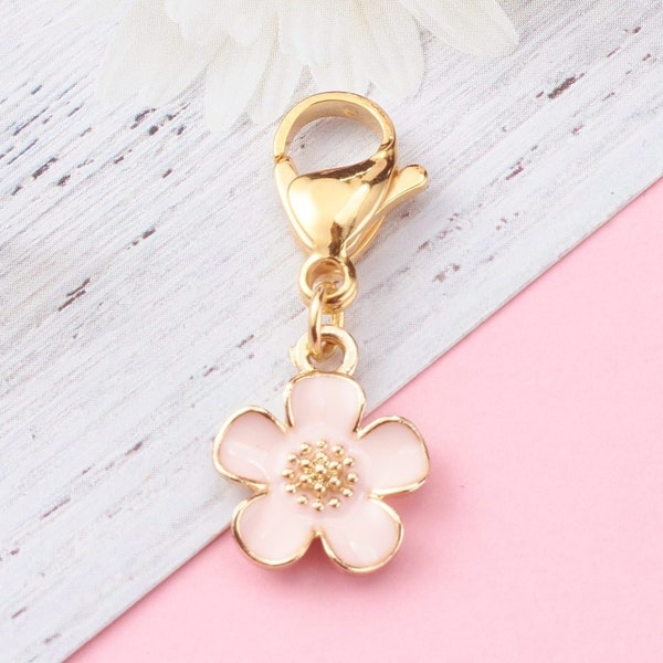 Angel Wing Clip-On Charm Pendant - Zinc Alloy, Lobster Claw Clasp, 31mm X 7mm For Bracelets & Necklaces