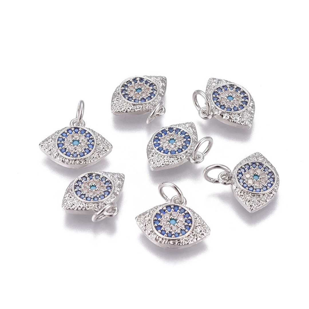 Broche œil Maléfique (Evil Eye) En Cristal Et Strass - En Alliage, épingle à Vêtements - Décoration Pour Pull, Cardigan, écharpe, Manteau