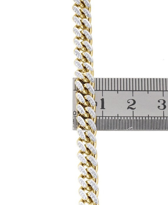 18k Para Hombre Cubano Pulsera Brillante Pulsera Iced joyas Icy Mejor Vendedor UK