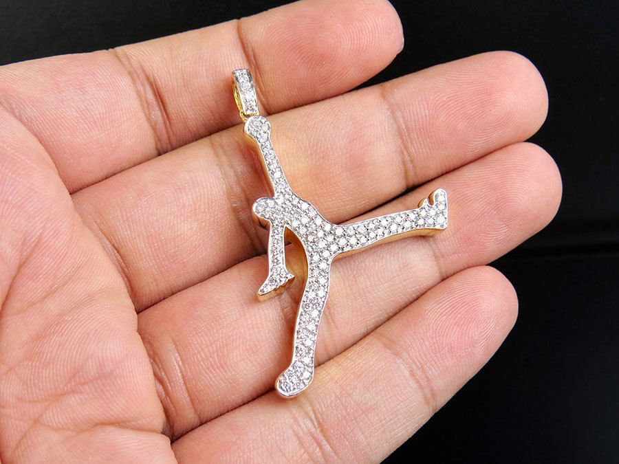 10K Yellow Gold Jumpman Jordan Logo 