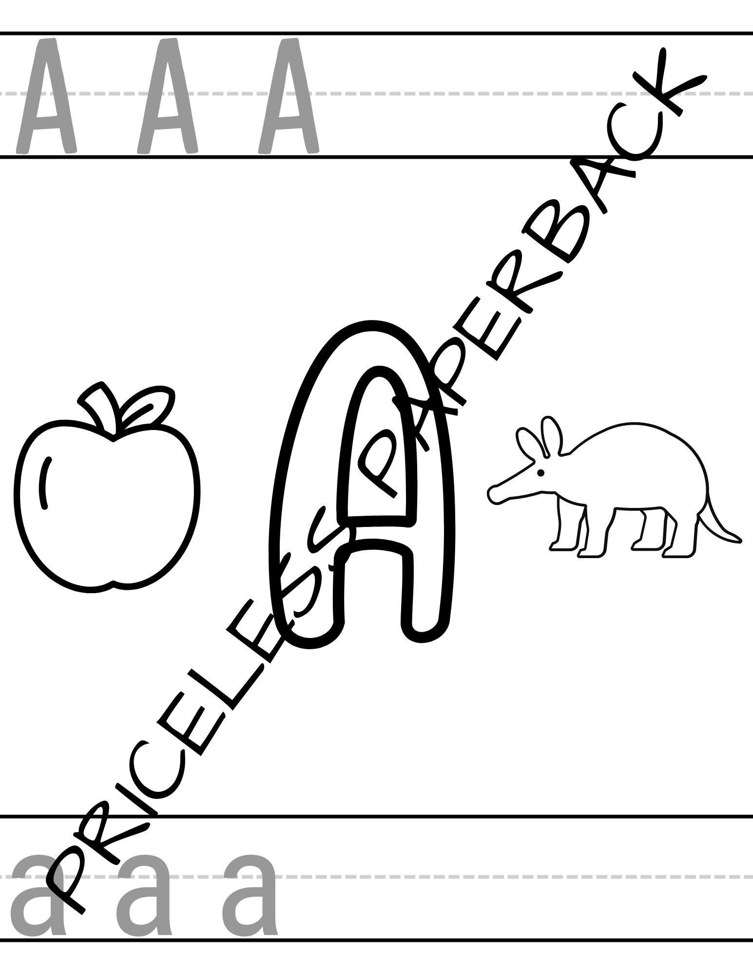 Printable Alphabet Book Etsy