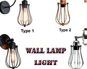 Modern industrial wall lamp Retro Vintage Lighting Wall decor Lights Sconce Lamp Fixture UK (bulb not included)
