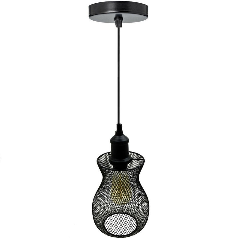 Modern Lampshade Ceiling Pendant Vintage Light Lamp Drum Shape - Pendant Light Shades Only