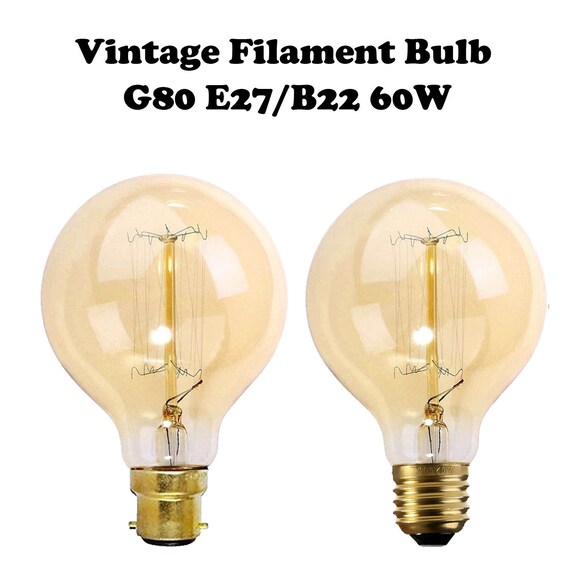 Vintage Filament LED Edison Bulb Dimmable B22//E27 Decorative Industrial Light A+
