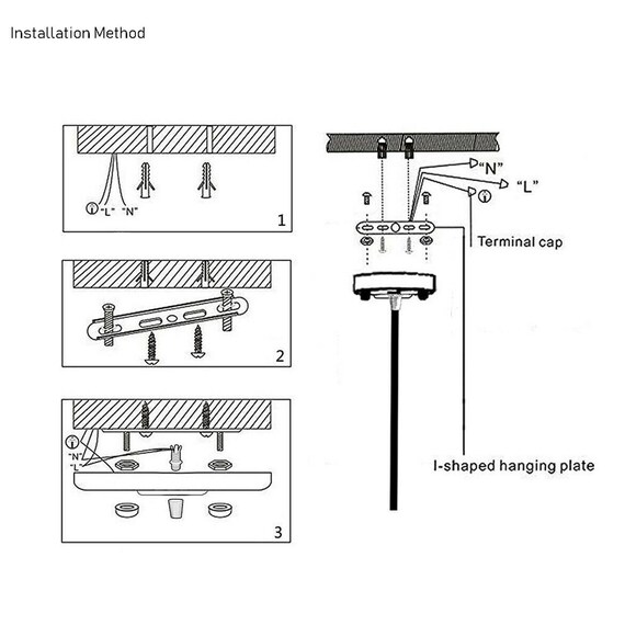 Ceiling Rose Fitting Plate Light Front Fitting Chandelier 108mm Diameter Ceiling Light