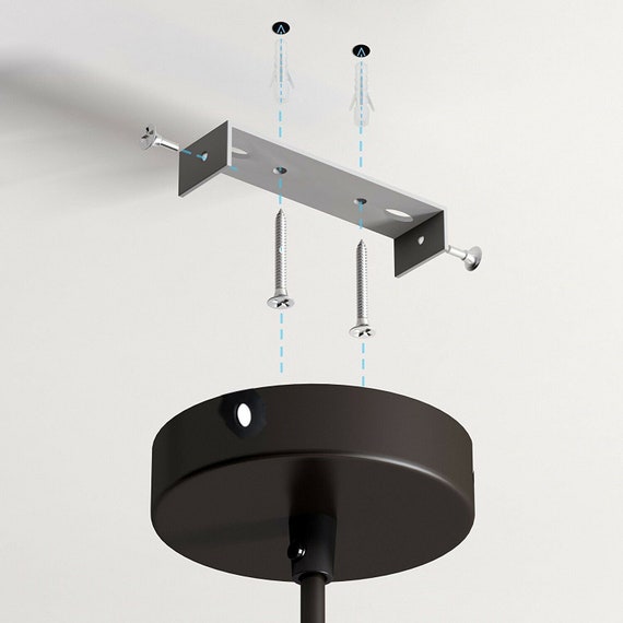 Pendant Wall Ceiling Rose Light Fitting For Ceiling Pendant Lights 100md X 25mmh 3 Core Round Cable