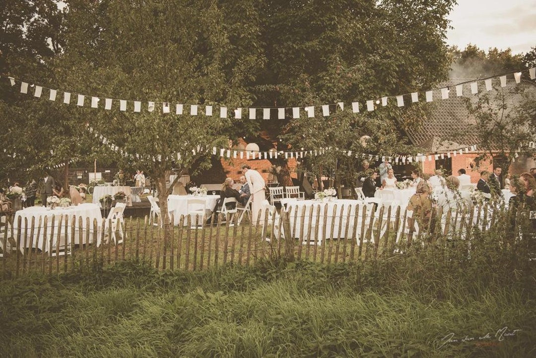 Rusteloos Inloggegevens Lastig Witte stoffen feest slinger vlaggetjes versiering - Etsy Nederland
