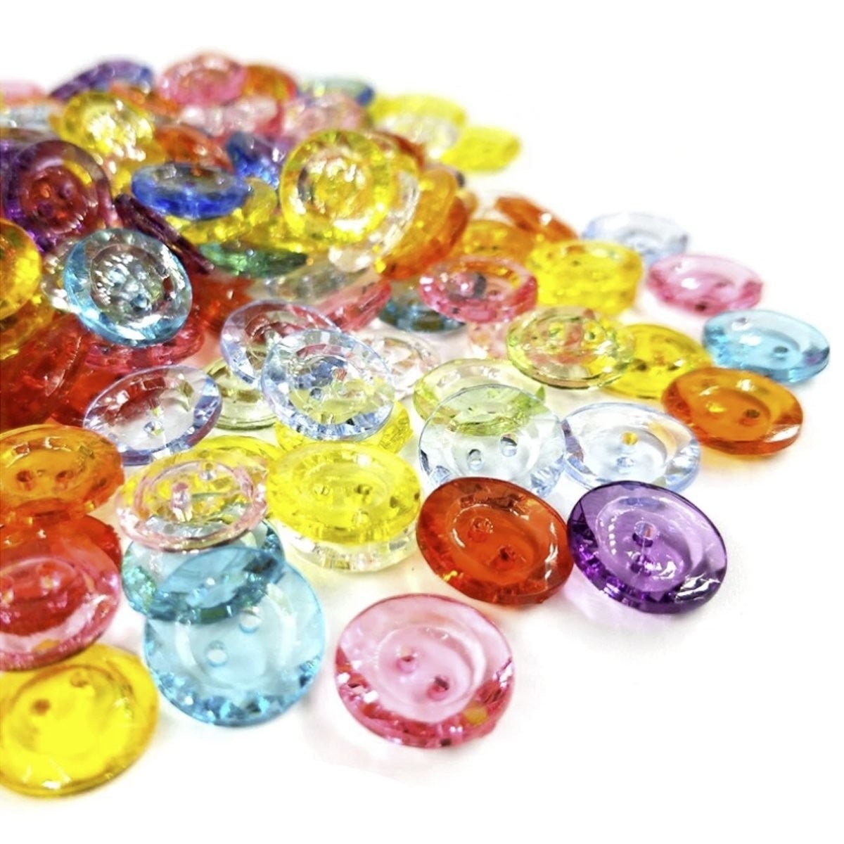 Sewing Buttons 13mm With 4 Holes in Resin Lot and Color of Your