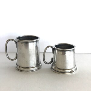 Figural Jiggers Set (1 oz, 1 1/2 oz), Mini Tankard Cups Jiggers