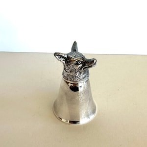 Fox Jigger, Vintage Fox Stirrup Jigger