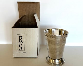 Vintage Julep Cup by Ross Simons (1 Cup), in its original box, Mint Julep Cup