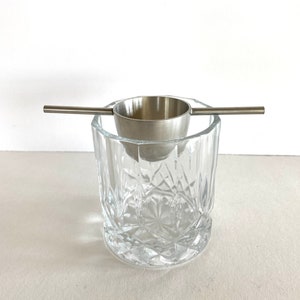 Mid Century Rollover Jigger by Danmark, Modernist Danish Design, Bottoms Up Jigger