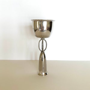 Napier Art Deco Double Jigger (4 oz, 1 oz), Silver-Plated