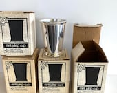 Vintage Julep Cups (4), Vintage Julep Cups in their original boxes by International Silver Co.