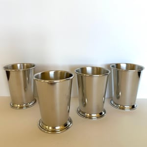 Vintage Mint Julep Cups Kirk Stieff (set of 4 in their original boxes), Julep Cups