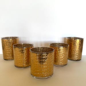 Culver Alligator Embossed Glasses (Set of 5)
