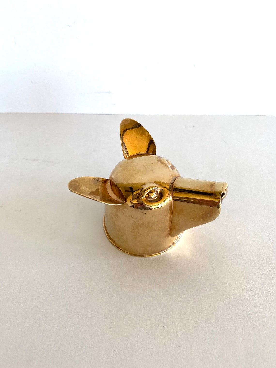 Napier Dog Jigger Napier GoldPlated Jigger Napier Barware Etsy