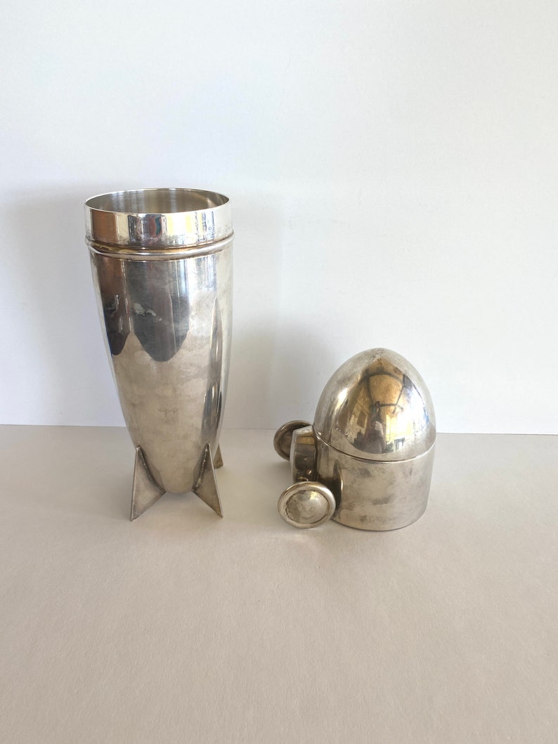 Vintage Zeppelin Blimp Cocktail Shaker Etsy