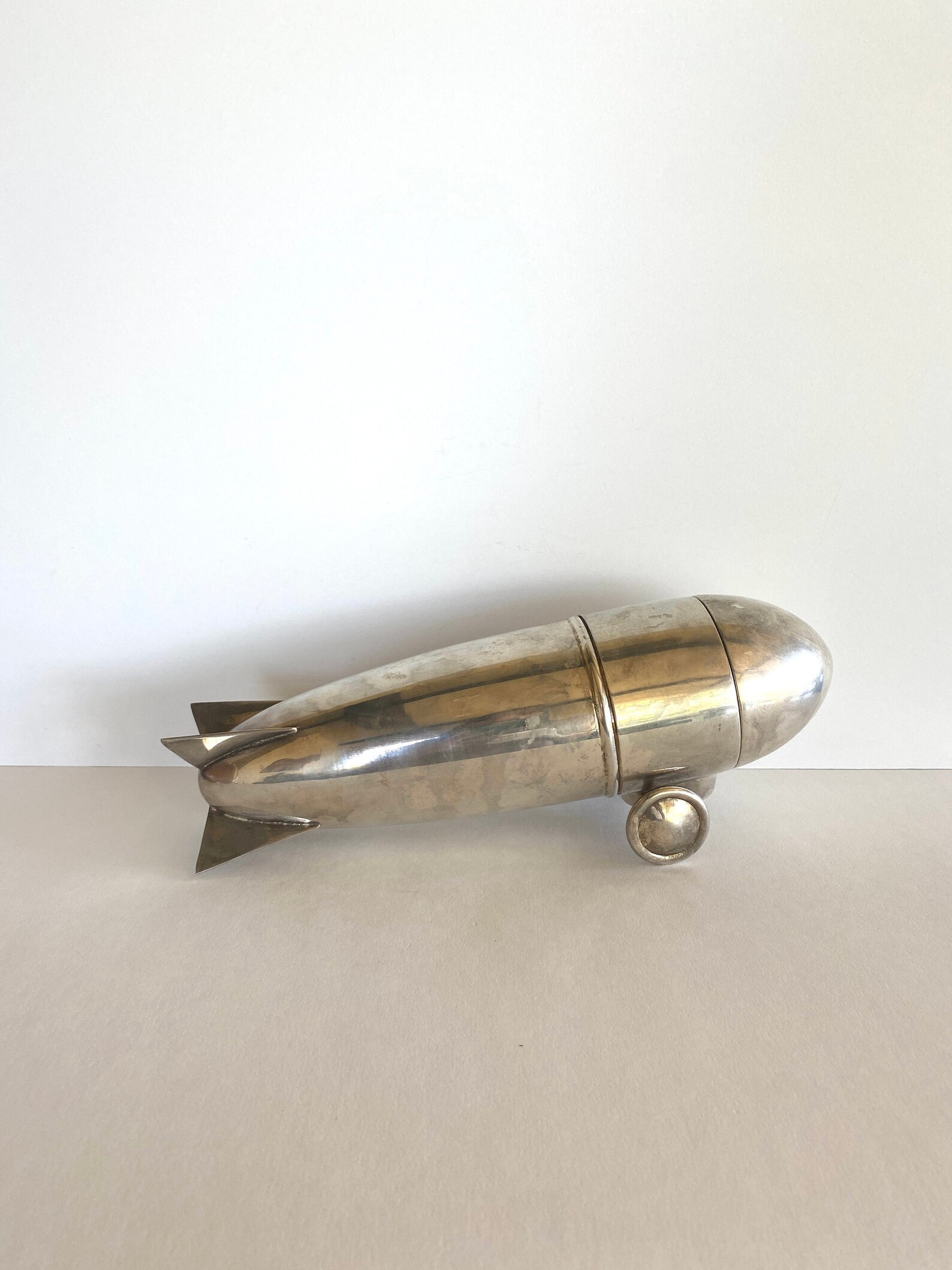 Vintage Zeppelin Blimp Cocktail Shaker Etsy