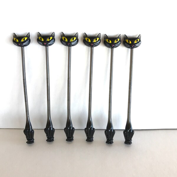 Atomic Cat Swizzle Sticks (set of 6)