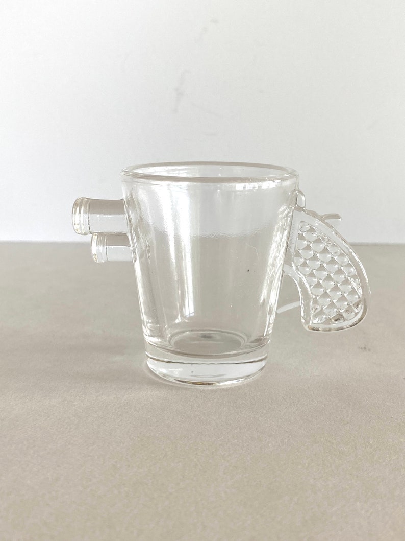 Pistol Jigger Shot Glass Figural Jigger Etsy