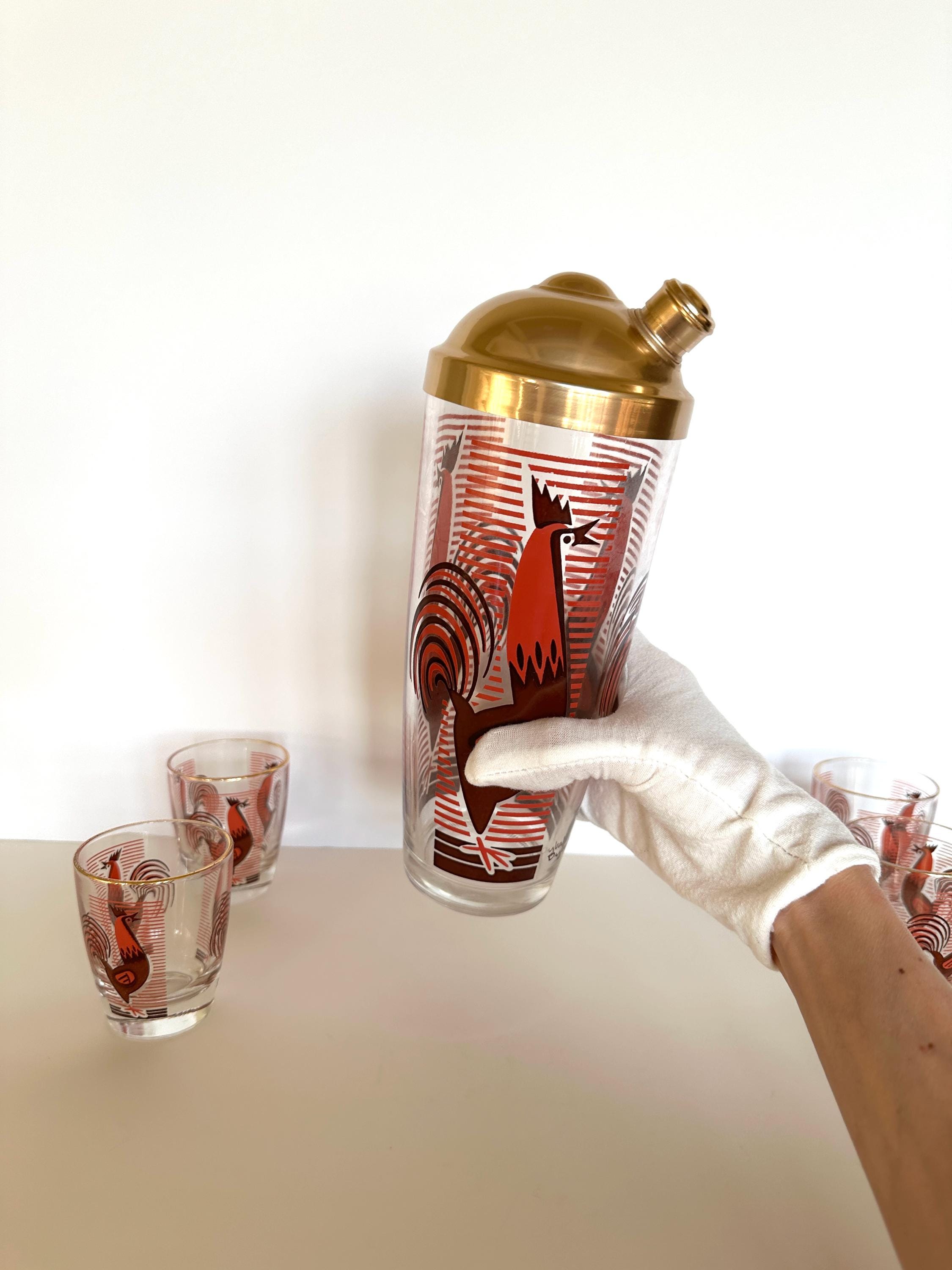 レストレーション　ハードウェア　MCM カクテルシェーカー　Rooster Cocktail Shaker Rooster - Etsy - Page 2