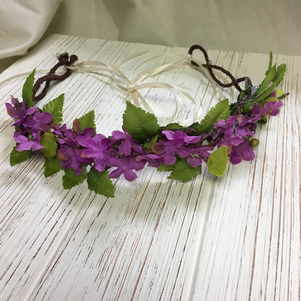 The Kelly Crown Headband | Wedding Floral Crown | Bridal Floral Crown | Wedding Floral Crown | Photography Prop | Maternity Crown